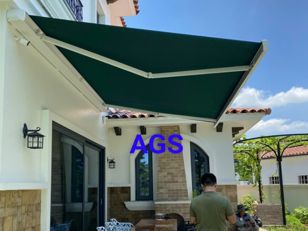 Thi công mái hiên AGS Quảng Ngãi